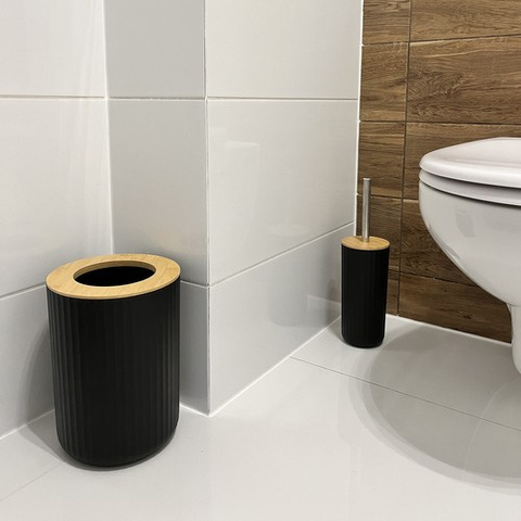 Bathroom accessories set - black Ruhhy24636