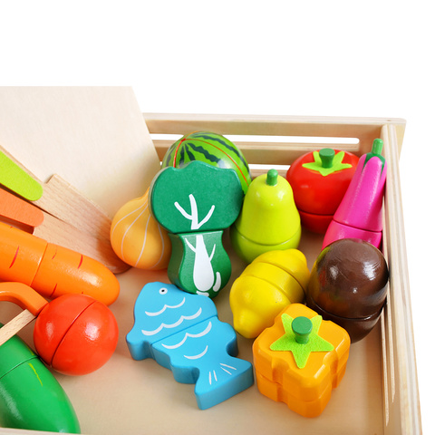 Gemüse-Schneidebrett aus Holz 21942