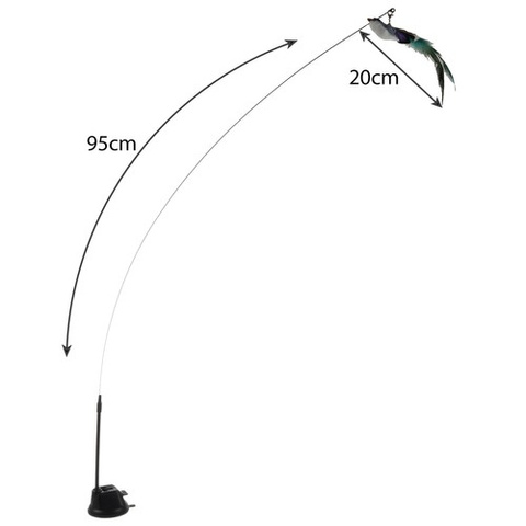 Katzenspielzeug mit Saugnapf Purlov 22099