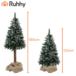 Sapin de Noël sur tronc 1,8 m Ruhhy 26667
