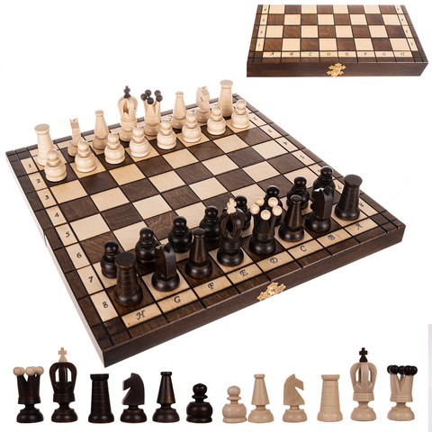 Jeu d&#39;échecs royal 31x31cm Ruhhy 26038