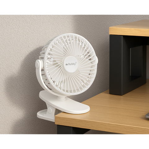 Bezdrátový ventilátor bílý Ruhhy 25566