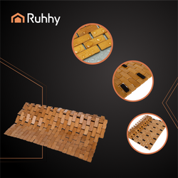 Bamboo anti-slip mat Ruhhy 26048