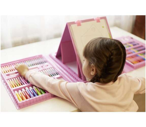 Set de peinture 208 pièces dans une valise
