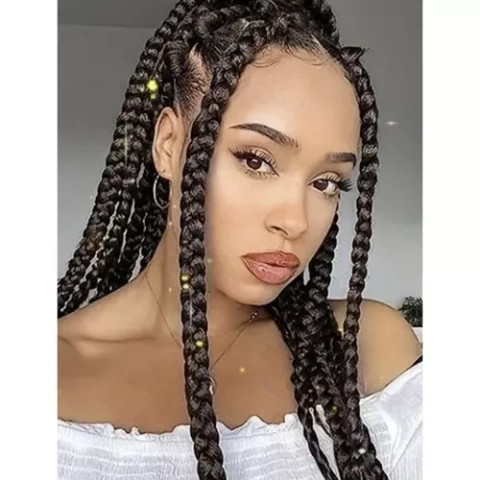 Synthetic hair braids brown Soulima 23567