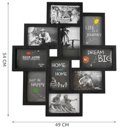 10 Photo Frame - Black