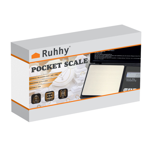 Pocket scale 500 x 0.1g with flap 23573