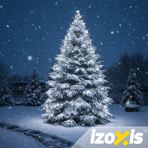 Outdoor lights 500LED 35m white Izoxis 24899