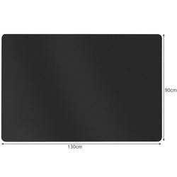 Protective mat under the chair 90x130cm RUHHY - black