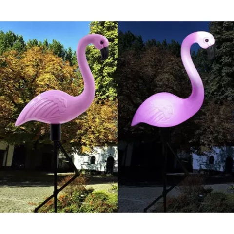 Solar garden lamp - flamingo Gardlov 21151