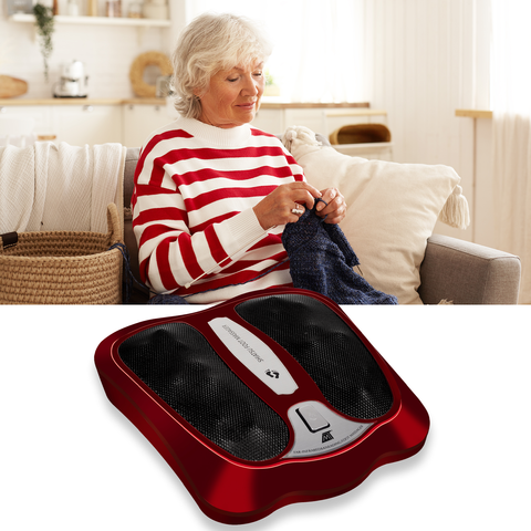 Foot massager with heating