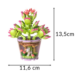 Construction blocks - flowers 172 pcs 26459