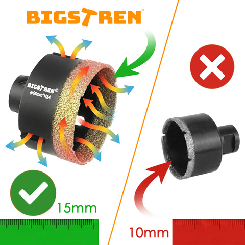 Otwornice diamentowe- zestaw 13szt. Bigstren 27012