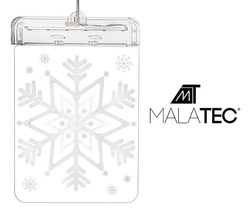 LED 3D stained glass - snowflake