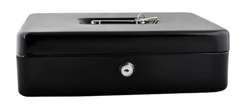 Große schwarze Spardose