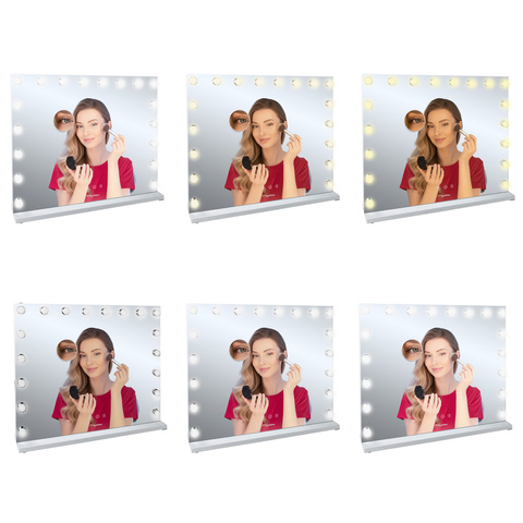 Зеркало косметическое 80x62см LED Soulima 25808