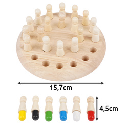 Memory-Schach - Holz Kruzzel 26251