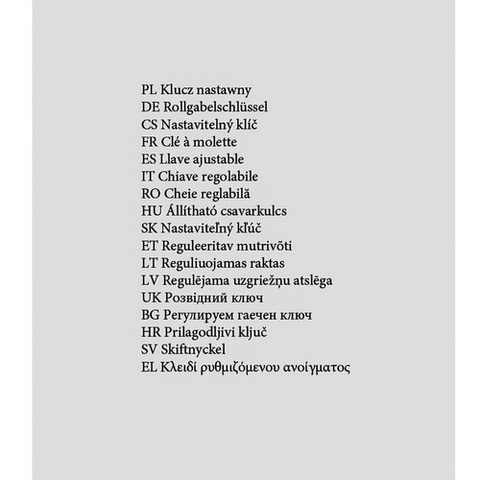 Bigstreen 24283 adjustable wrench