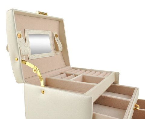 Jewelry box/case - beige