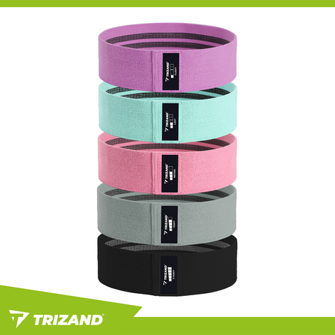 Set of exercise bands - 5 pcs Trizand 25877