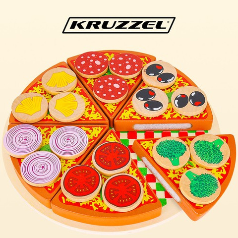 Pizza en bois - set 22471