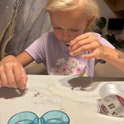 Elastic band for making bracelets - 40m Kruzzel 24753