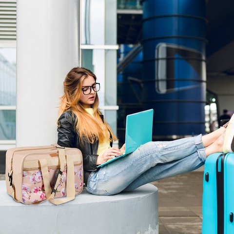 Reisetasche 40x30x20cm Trizand 24255