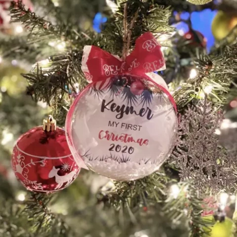 Transparent baubles - set of 12 Ruhhy 20508