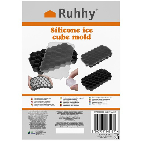 Ruhhy 23228 Silikon-Eiswürfelform