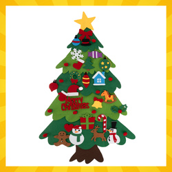 Kruzzel 26548 LED Felt Christmas Tree