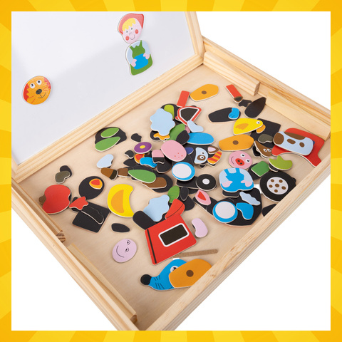 Kruzzel 25637 double-sided educational board