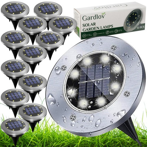 Lampes solaires de jardin - 12 pièces Gardlov 24001