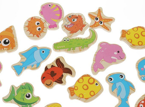 Jeu &quot;Attraper du poisson&quot; pour un aimant, 22 pcs.