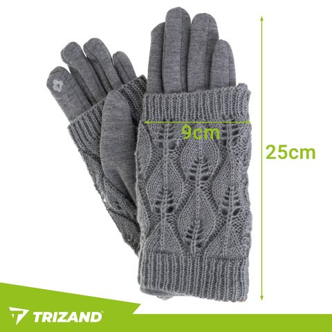 R26073 Touchscreen-Handschuhe - Grau Trizand