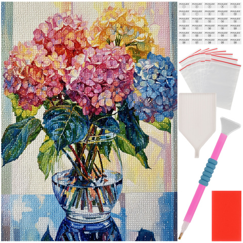 Broderie diamant « Bouquet » 40x30 cm Maaleo 26770