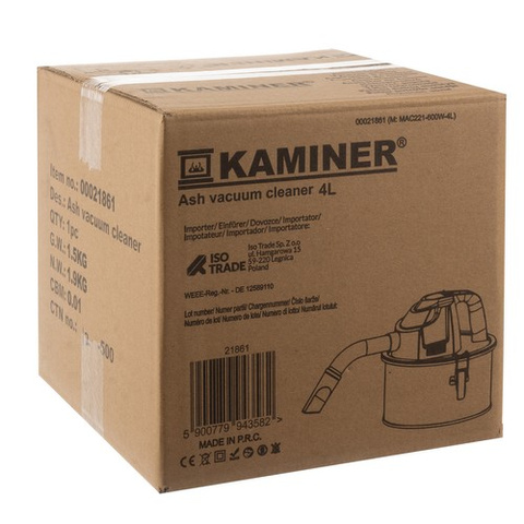 Ash vacuum cleaner 4L Kaminer 21861