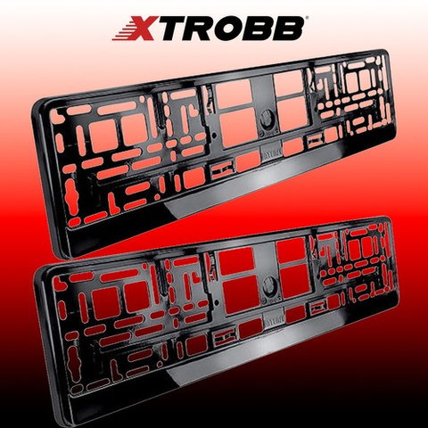 License plate frame 2 pcs Xtrobb 22028