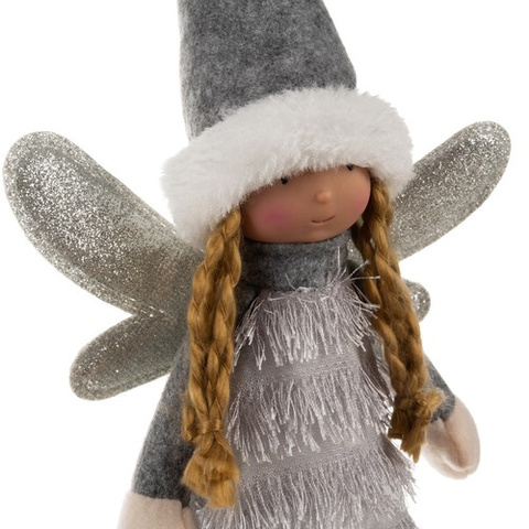 Fée - figurine de Noël grise Ruhhy 22343