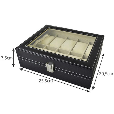 Organisateur de montres 10 compartiments