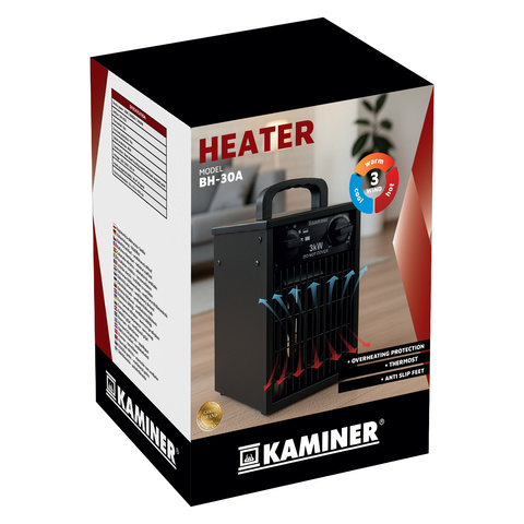 Chauffage électrique Kaminer 26072