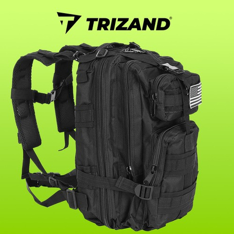Maža juoda turistinė kuprinė 23089