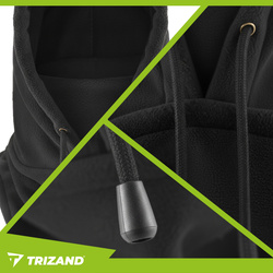 Winter scarf - black Trizand 26127