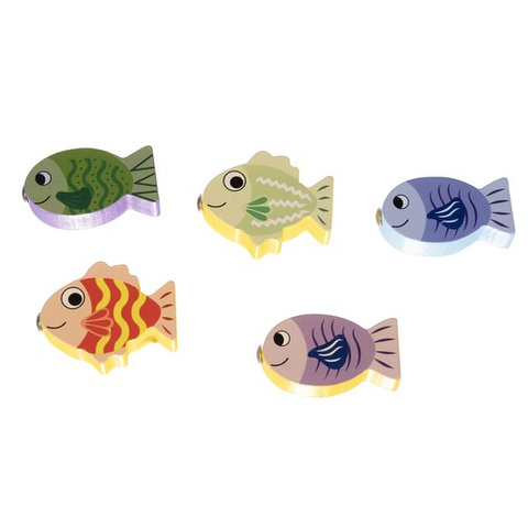 Wooden sorter - fishing Kruzzel 22565