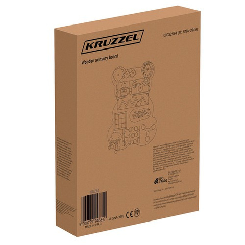 Kruzzel bear manipulation board 22584