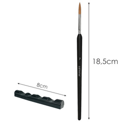 Paint brushes 11pcs with stand Maaleo 26118