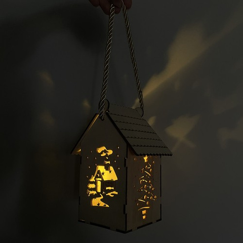 LED-Adventslaterne Ruhhy 22163