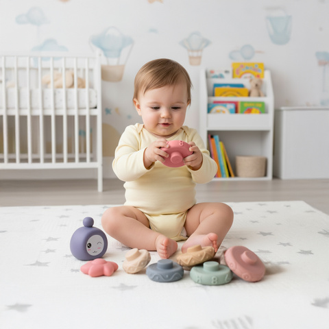 Soft sensory blocks - 8 pcs. 26718