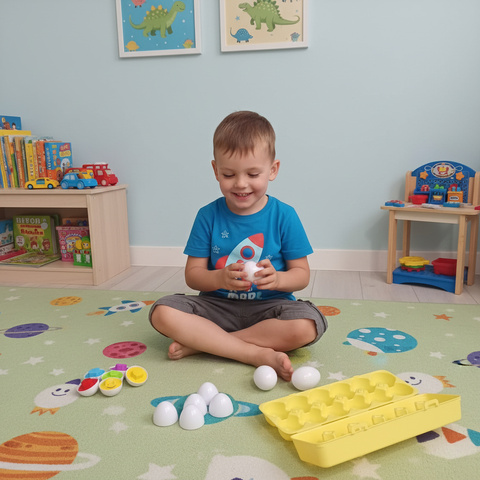 Puzzle - ensemble d'œufs de 12 pièces. 26653