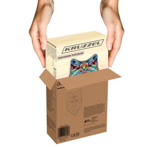 Wooden puzzle - Kruzzel puzzle 24552