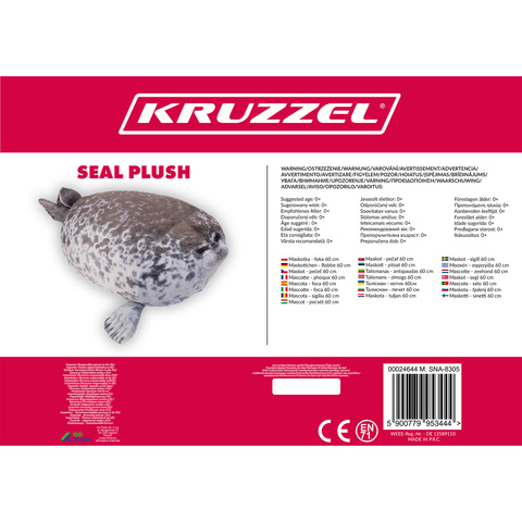 Mascot - seal 60 cm Kruzzel 24644